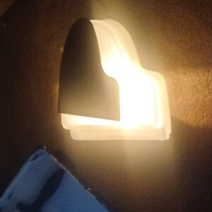 Glass and metal piano desk lamp